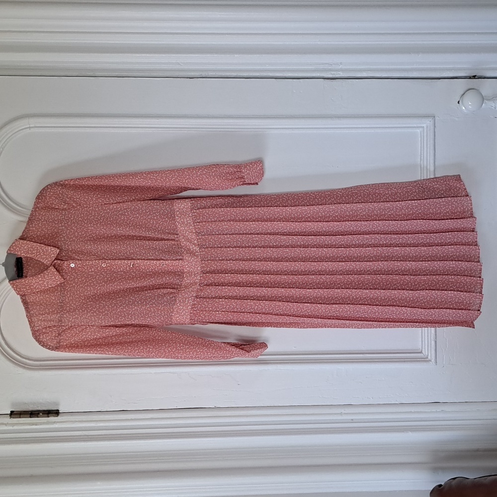 M&S Printed Shirt Midi Dress